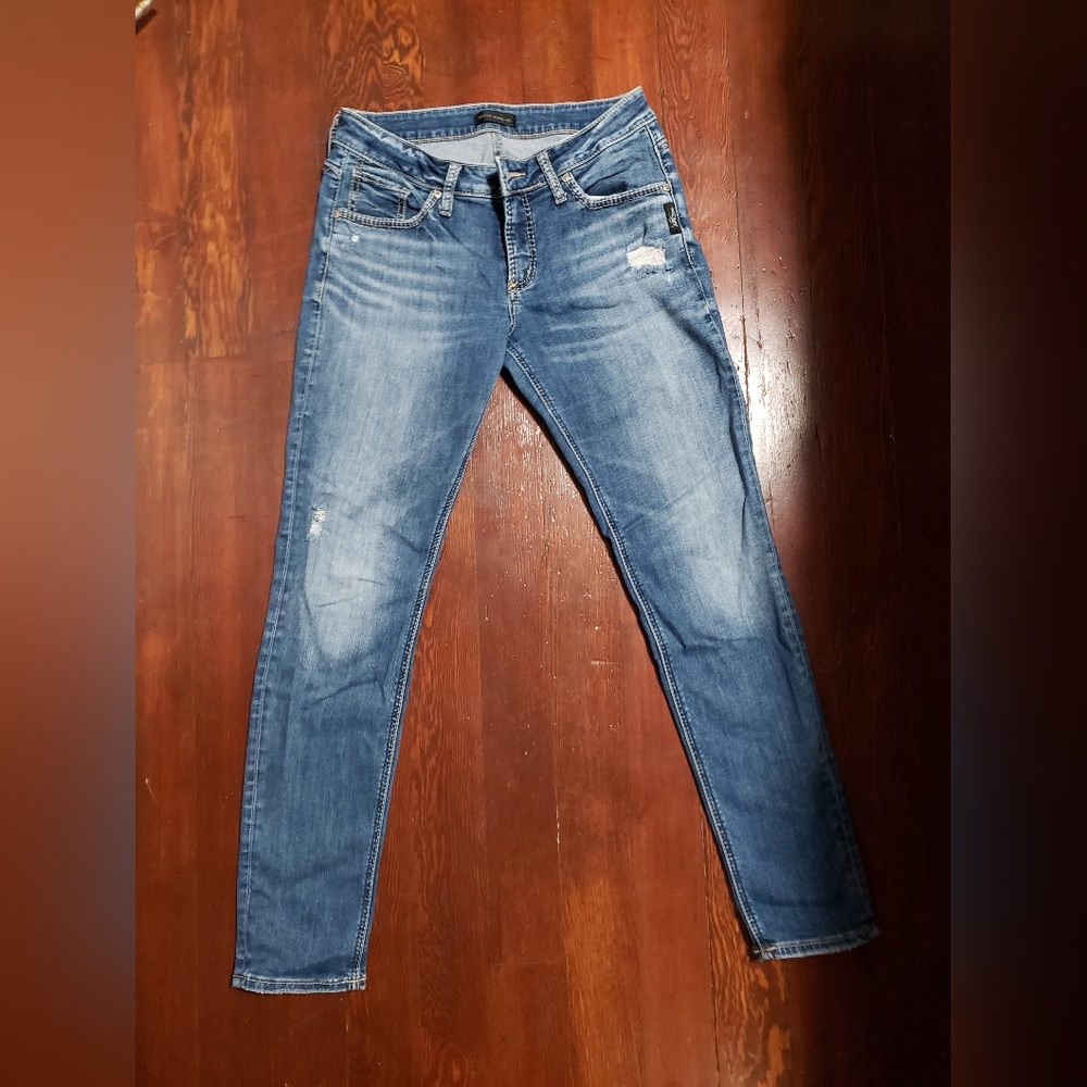 Silver jeans
